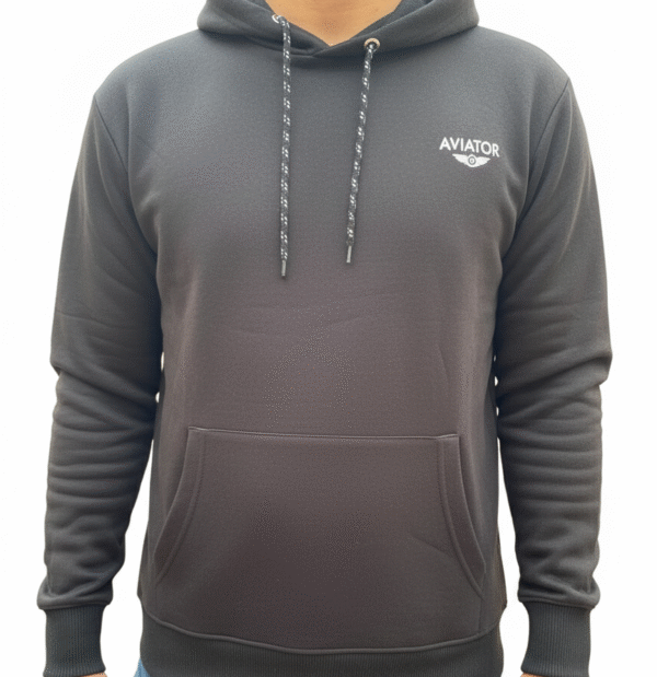 Double sided aviator front printed hoodie Double-Sided Aviator Hoodie