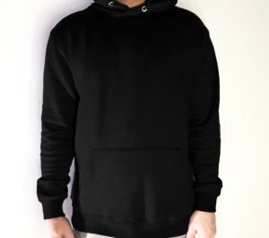 Plain Black Hoodie