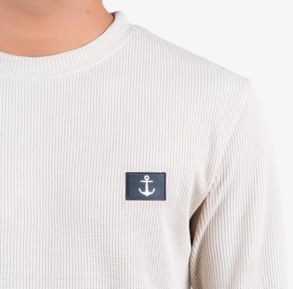 cream white knitted full sleeves Knitted Full Sleeves | Beige Color