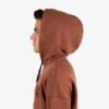 Brown Drop Shoulder Hoodie