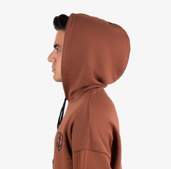 Brown Drop Shoulder Hoodie