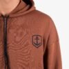 Brown Drop Shoulder Hoodie