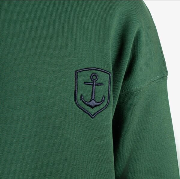 WhatsApp Image 2025-10-07 at 16.33.32 Olive Green Drop Shoulder Hoodie