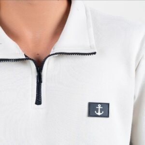 Off-White Quarter-Zip Pullover