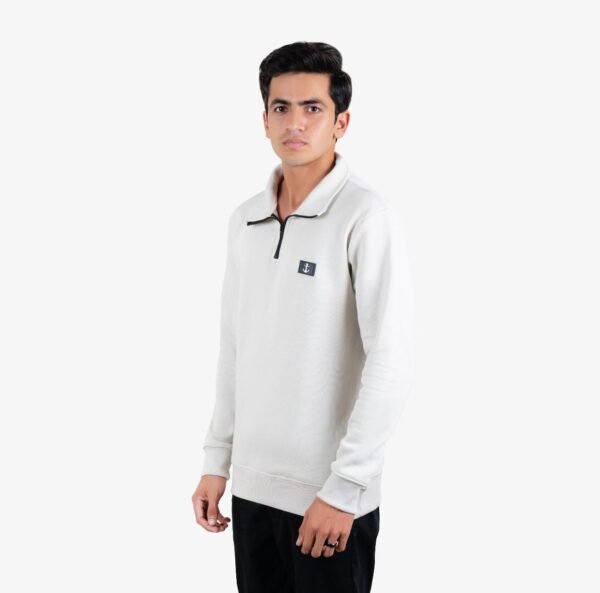Off-White Quarter-Zip Pullover