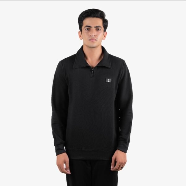 WhatsApp Image 2025-10-07 at 16.33.37 Black Quarter-Zip Pullover