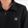 Black Quarter-Zip Pullover
