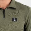 Olive Green Quarter-Zip Pullover