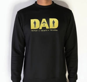 Pilot Dad Printed Sweatshirt