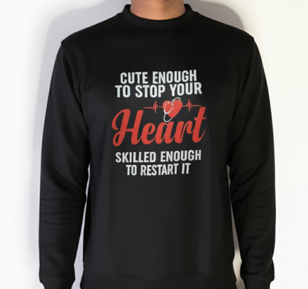 heart printed sweat short Heart Printed Sweatshirt